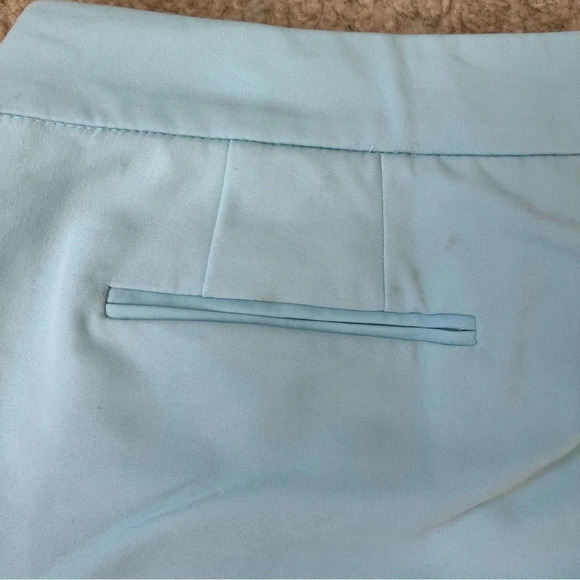 Anne Klein Women’s Light‎ Blue High Rise Tapered Leg Career Office Trouser Pants - Picture 8 of 16